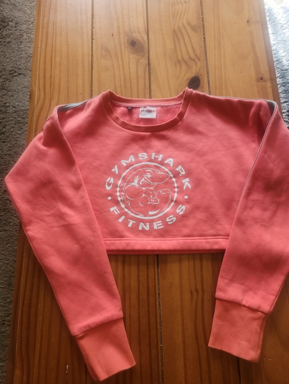 Gymshark Legacy Swearshirt Coral Size Medium